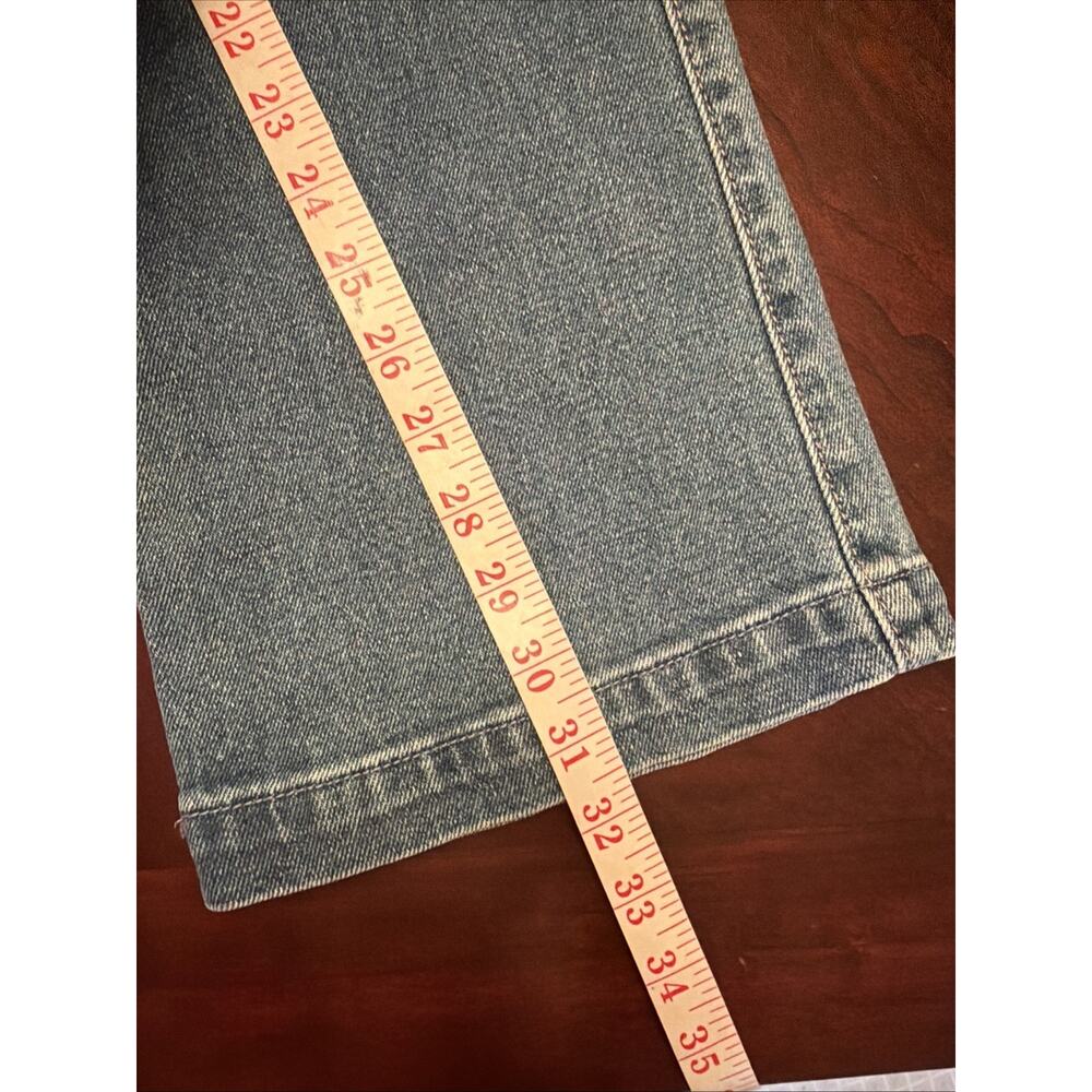 Hollister Low Rise Boot Cut Jeans 8R Stretch Waist Embroidery Pockets 29x31 Y2K - Picture 6 of 11